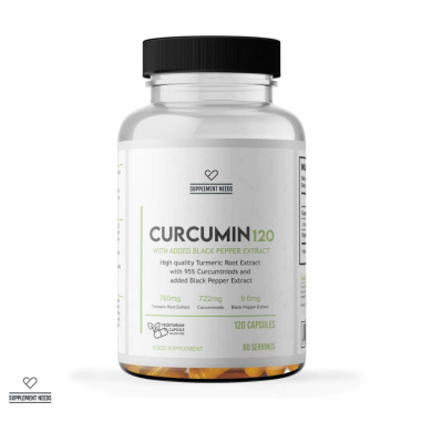 Supplement Needs Curcumin with Black Pepper Extract Capsules