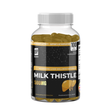 QRP Nutrition Milk Thistle 500mg 100capsules
