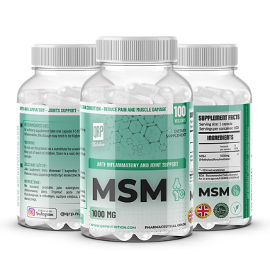 QRP Nutrition MSM 1000mg 100capsules