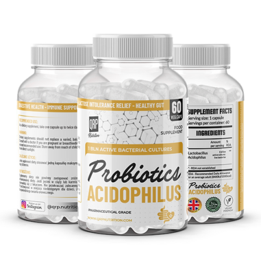 QRP Nutrition Acidophilus Probiotics (60 veg. capsules) No reviews