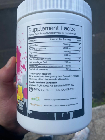 Pump City - Non-stim Pre-workout