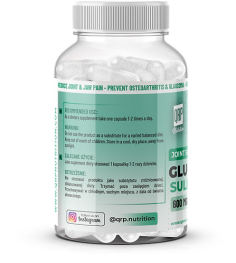 QRP Nutrition Glucosamine Sulphate 600mg 100capsules