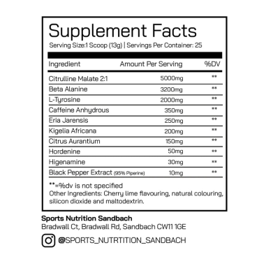 SN - Dynamite Pre-Workout