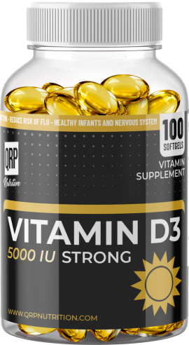 QRP Nutrition VITAMIN D3 5000iu 100softgels