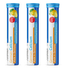 German Calcium 20 Drink Effervescent Tablets - Lemon Lime Flavour