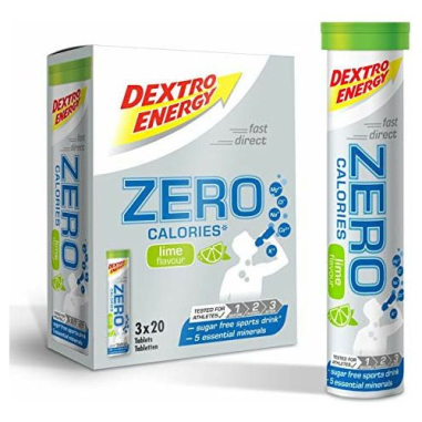Dextro Energy Zero Calories, 20 x Recovery and Hydration Electrolyte Drink | Zero Effervescent Tablets
