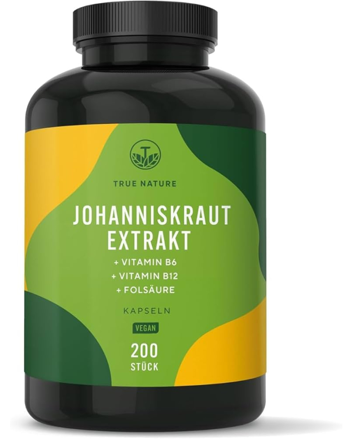 TRUE NATURE® St John's Wort Capsules, Pack of 200,