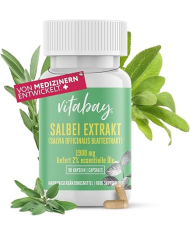 Sage Extract 2000 mg (Leaf Extract, Salvia Officinalis, 2% Essential Oils)