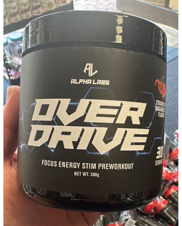 Alpha Labs Over Drive high Stim Pre-Workout