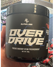 Alpha Labs Over Drive high Stim Pre-Workout
