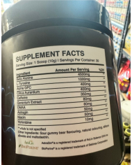 Alpha Labs Over Drive high Stim Pre-Workout