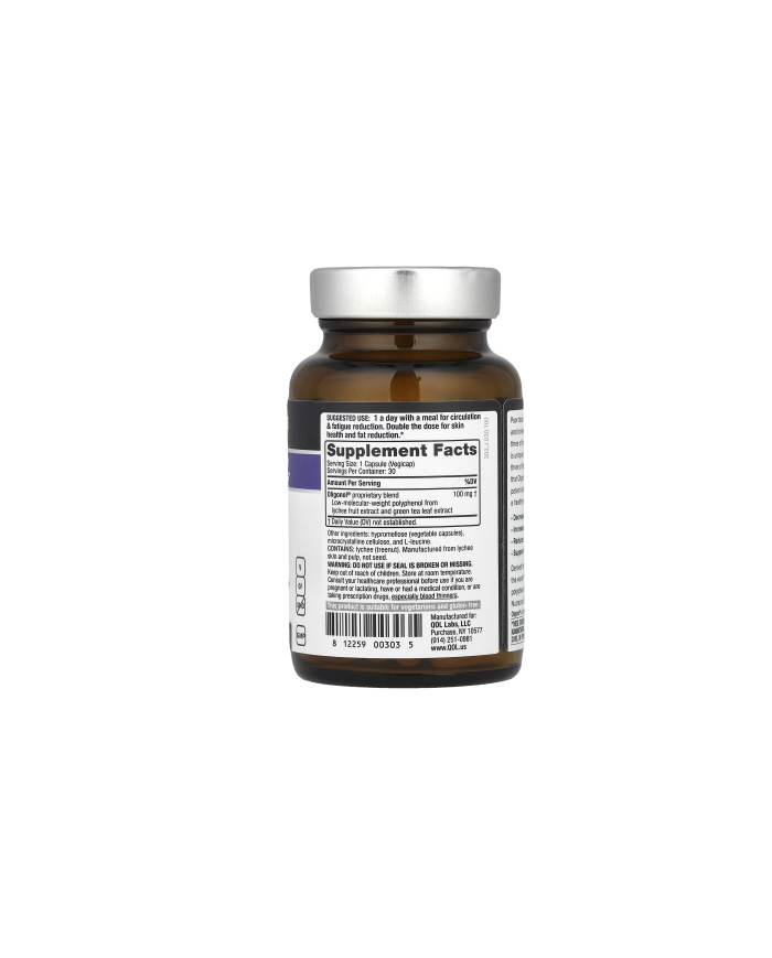 Quality of Life, Oligonol®, 100 mg , 30 Vegicaps