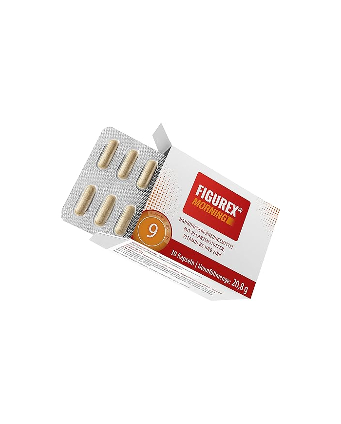 FIGUREX Morning Keto Metabolism Capsules with Caffeine - 9-Way Formula with Vitamin B6