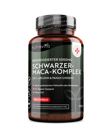 Black Maca Complex 5000mg 180 Capsules