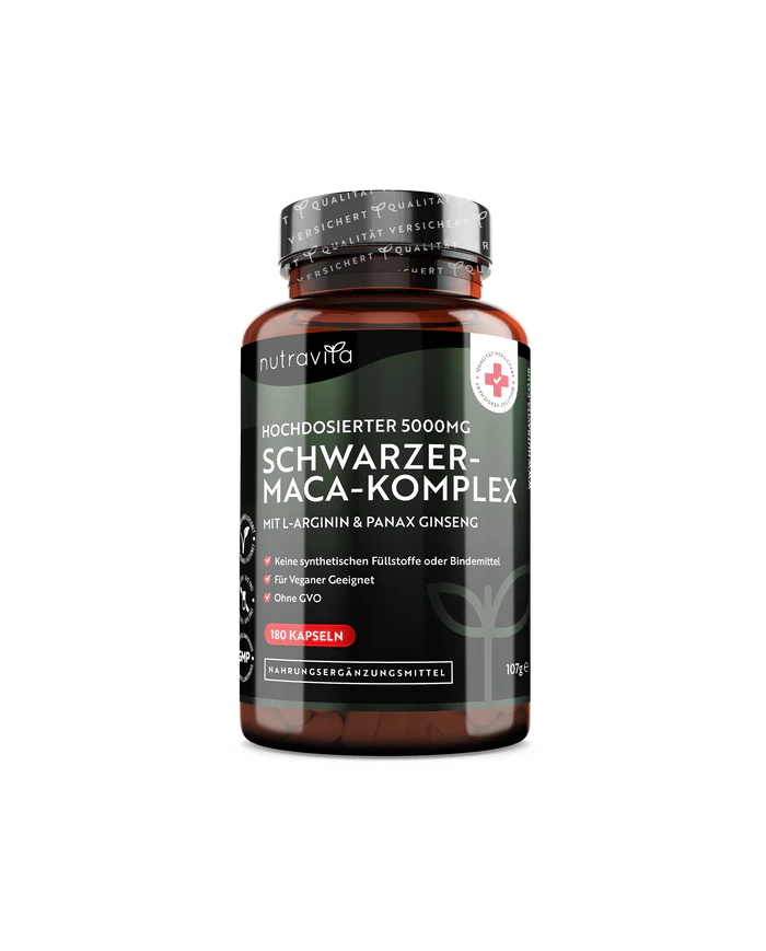 Black Maca Complex 5000mg 180 Capsules
