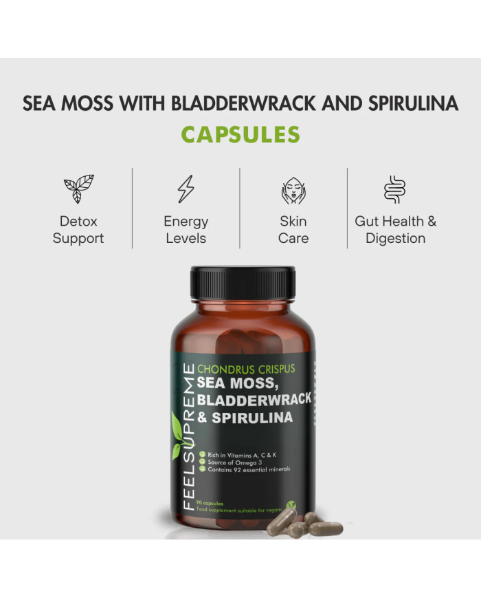 Sea Moss with Bladderwrack and Spirulina