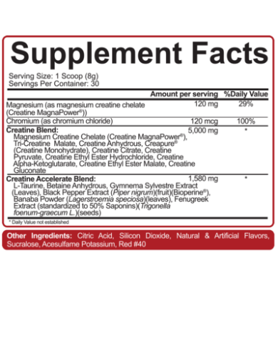 RICH PIANA 5% NUTRITION CREATEN 10 CREATINE SYSTEM - RICH PIANA 5% NUTRITION CREATEN 10 CREATINE SYSTEM -