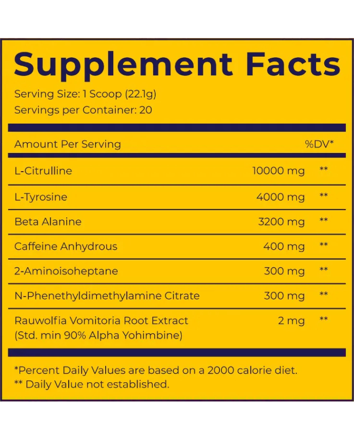 Dark Labs Maniaco Pre-Workout (US IMPORT)