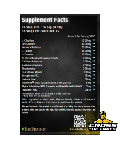 Koka Labs Doomsday Destruction Pre-workout 25 Servings