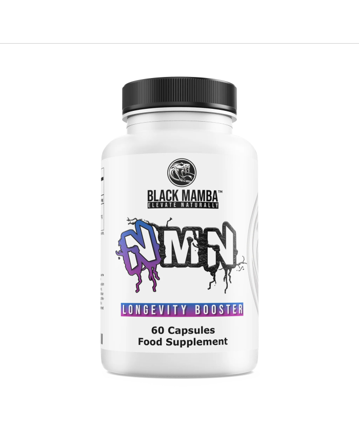 Black Mamba NMN – 60 Capsules (500mg Uthever® NMN Per Cap)
