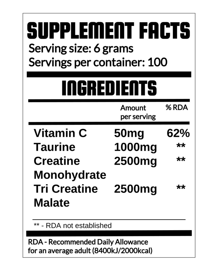 QRP Nutrition Double Creatine+