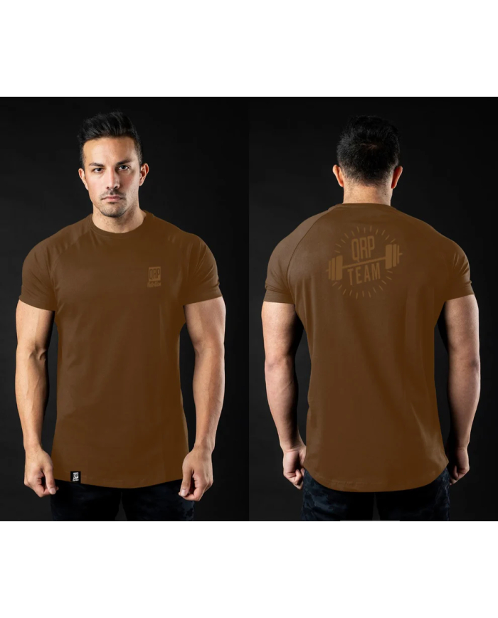 QRP Nutrition stretchy T-Shirt QRP Team (Black) small.