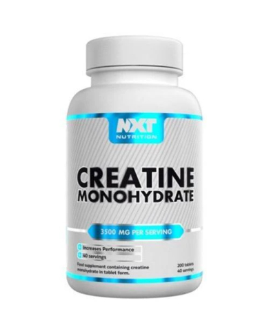 NXT Nutrition Creatine Monohydrate Capsules (200 tablets) 40 servings