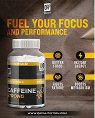 QRP Nutrition Caffeine 300mg (100 Capsules)