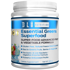 Blu Nutrition 300g 30 servings Essential Greens Superfood Blu Nutrition 300g 30 servings Essential Greens Superfood