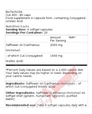 Biotech USA CLA-400 80 caps