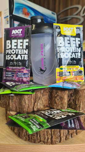 Cool-Fuel shaker & Beef Iso sample kit